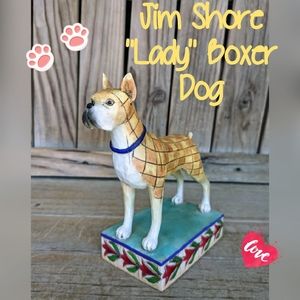 Jim Shore "Lady" Boxer Dog